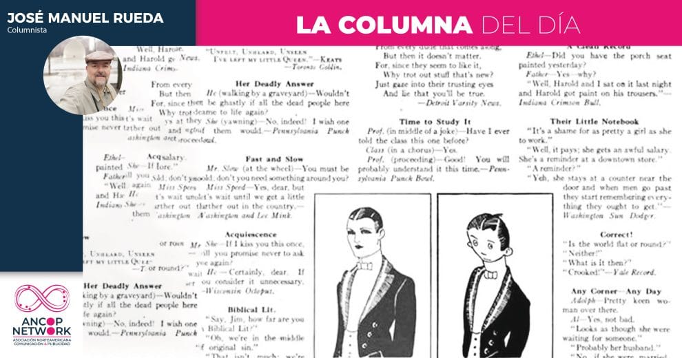 La sociedad ahora dividida por leer o no<br>leer 7 Columnistas jose