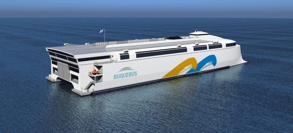 El mayor transbordador eléctrico 11 Incat Tasmania buquebus