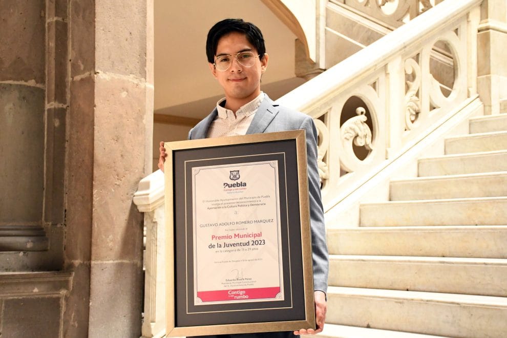Cambio climático, urbanismo y energías renovables llevan a talentosos al premio municipal de la juventud 2023 en Puebla 11 C Premio 0