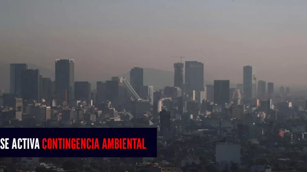 Contingencia ambiental por ozono activada en la CDMX