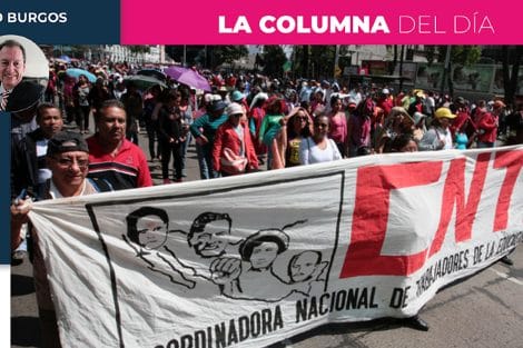 LA CNTE, ESTAFADORES CON PLAZA DE MAESTROS