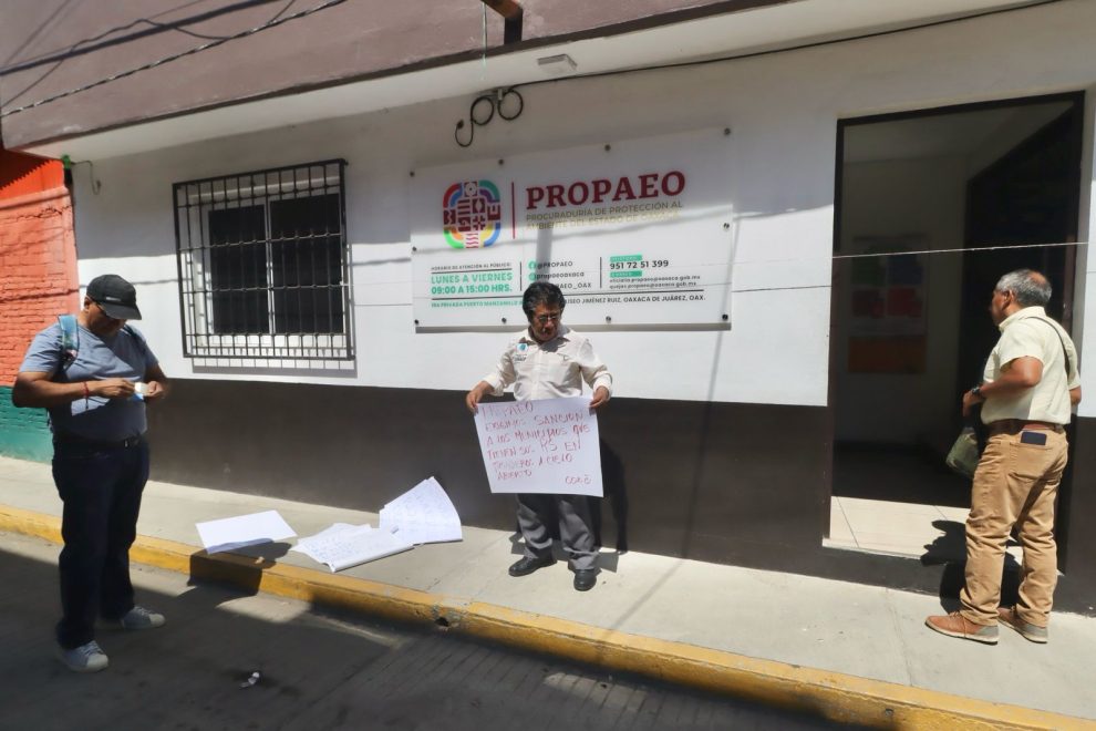 Protesta en Oaxaca: ambientalistas denuncian inacción de la PROPAEO