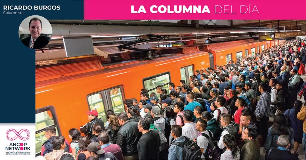 El metro, un caos en tiempos de lluvia, en vacaciones y siempre