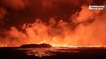 Se extiende erupción volcánica en Islandia tras aparición de una segunda fisura