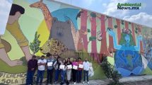 El CIJ de Salamanca inaugura mural para promover al ambientalismo y combatir las adicciones