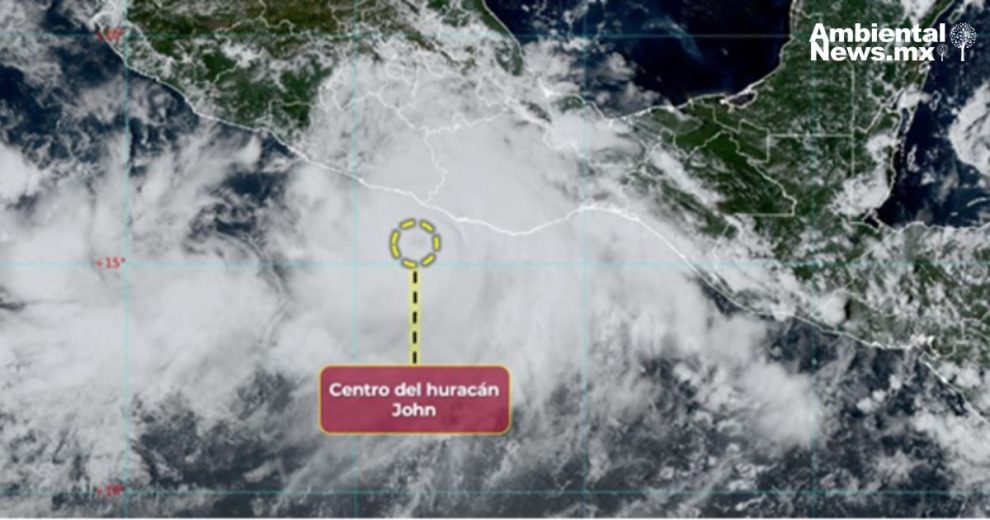 El huracán John se intensifica a categoría 2 ¿Cuáles son los estados en mayor riesgo