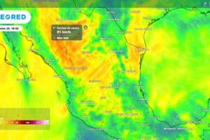 Fuertes vientos mejoran calidad del aire en México, pero elevan riesgos