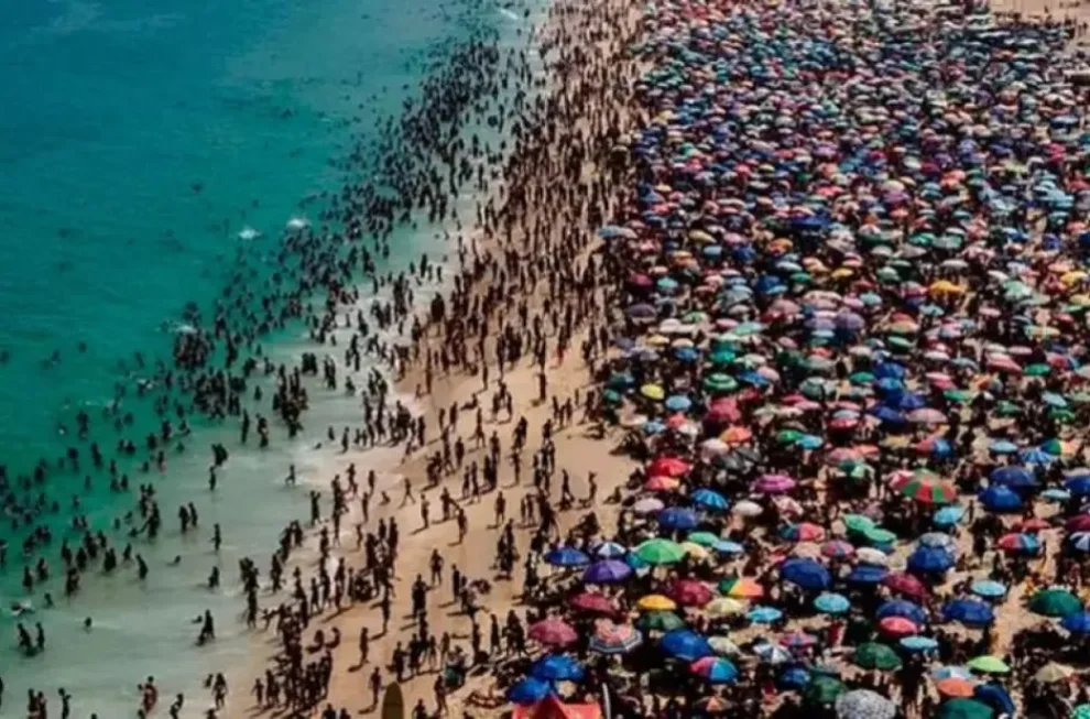 Río de Janeiro registra temperatura récord de 44 grados, la más alta en una década