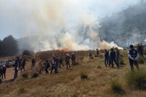 Van casi 90 incendios en diversos municipios del Estado de México