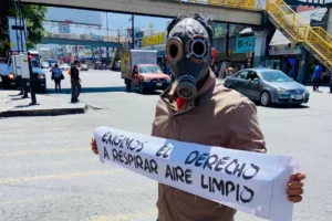 Protestas por mala calidad del aire en Monterrey