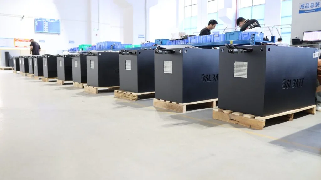 BSLBATT: baterías de litio para un futuro más limpio 11 BSLBATT forklift lithium battery factory 1024x574 1