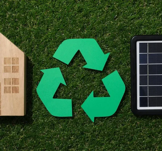 Baterías recicladas y solares