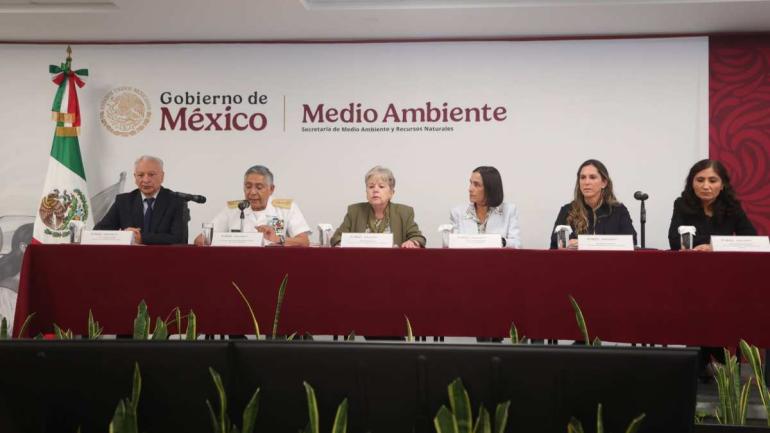 El derrame tóxico en el Golfo lleva a la SEMAR a investigar embarcaciones comerciales 11 conferencia