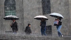 Frente frío 19 provoca lluvias intensas