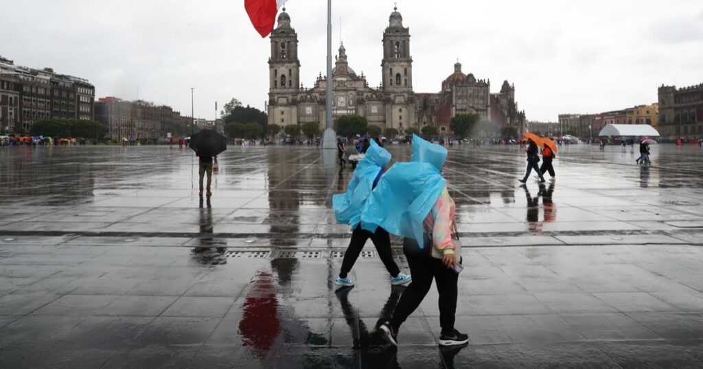 lluvia en la cdmx