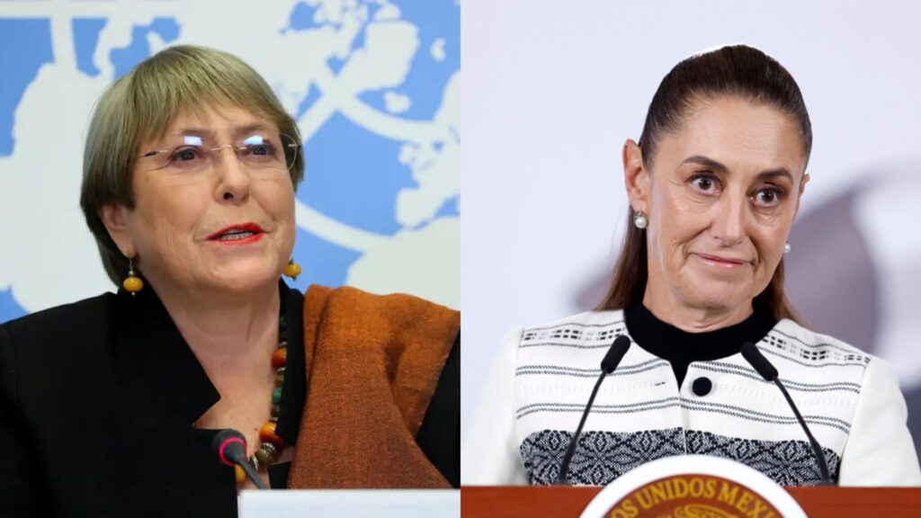 Sheinbaum respalda candidatura de Michelle Bachelet a la ONU